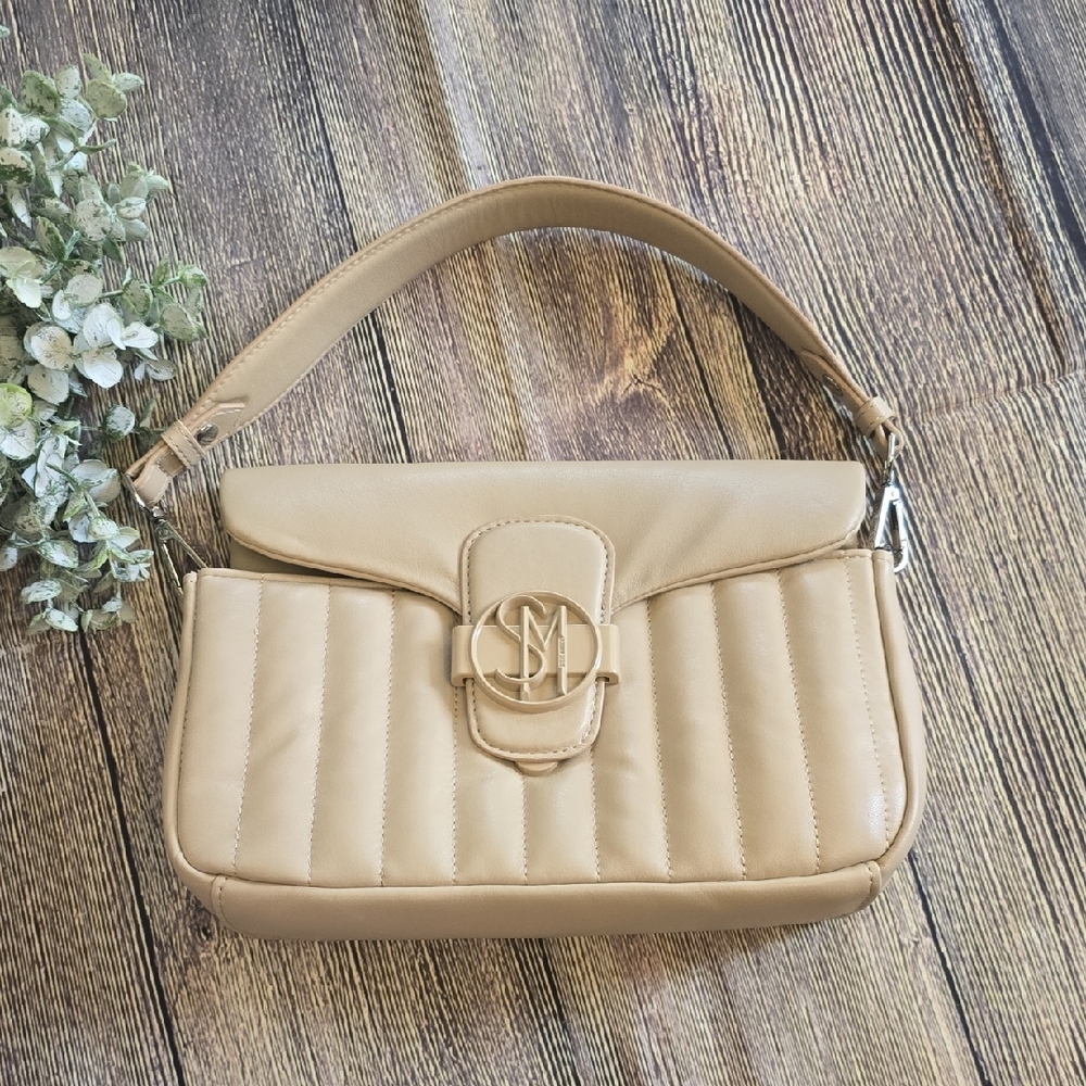 🌸STEVE MADDEN Tan Quilted Women's Bag